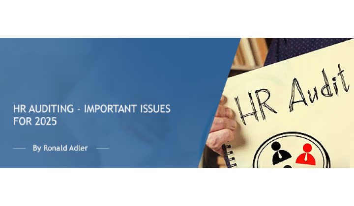 HR Auditing – Important Issues For 2025
