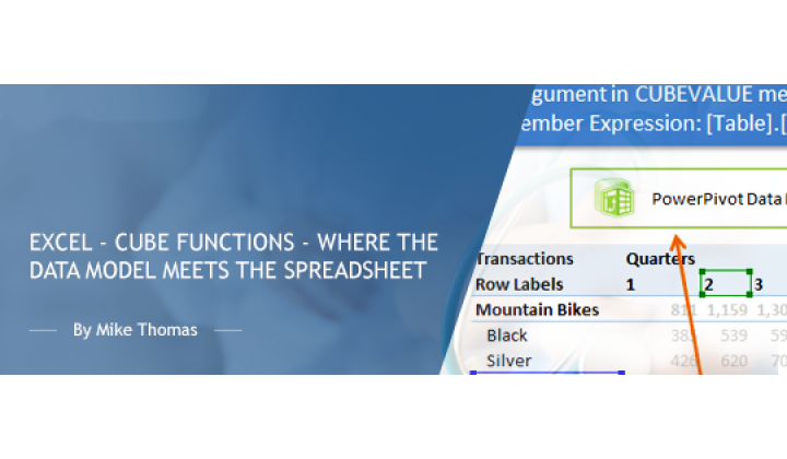 Excel - CUBE Functions - Where the Data Model Meets the Spreadsheet